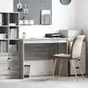 Image de Bureau Gris Sonoma 100 X 50 X 76 Cm Vidaxl