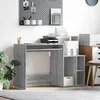 Image de Bureau avec rangement Sonoma gris 1205 x 44 x 885 cm - style contemporain