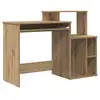 Image de Vidaxl bureau chêne artisanal 120,5 x 44 x 88,5 cm bois d'ingénierie