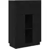 Image de Vidaxl bureau chêne noir 71.5 x 31.5 x 106.5 cm bois d'ingénierie