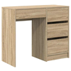 Image de Vidaxl bureau chêne sonoma 90 x 37,5 x 75 cm bois d'ingénierie