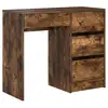 Image de Vidaxl bureau chêne fumé 90 x 37,5 x 75 cm bois d'ingénierie
