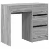 Image de Vidaxl bureau gris sonoma 90 x 37,5 x 75 cm bois d'ingénierie