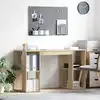 Image de Bureau Chêne Sonoma 130 X 50.5 X 75 Cm Bois D'ingénierie Vidaxl