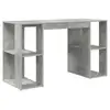 Image de Vidaxl bureau gris béton 130 x 50.5 x 75 cm bois d'ingénierie