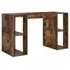 Image de Vidaxl bureau chêne fumé 130 x 50.5 x 75 cm bois d'ingénierie