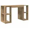 Image de Vidaxl bureau chêne artisanal 130 x 50.5 x 75 cm bois d'ingénierie