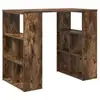 Image de Vidaxl bureau chêne fumé 90 x 50 x 75 cm bois d'ingénierie