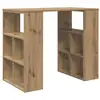 Image de Vidaxl bureau chêne artisanal 90 x 50 x 75 cm bois d'ingénierie