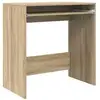 Image de Vidaxl bureau chêne sonoma 77,5 x 43 x 79 cm bois d'ingénierie