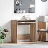 Image de Bureau Chêne Artisanal 77,5 X 43 X 79 Cm Bois D'ingénierie Vidaxl