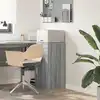 Image de Buffet Avec Tiroir Gris Sonoma 38 X 34 X 75 Cm Vidaxl