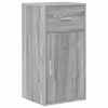 Image de Vidaxl buffet avec tiroir gris sonoma 38 x 34 x 75 cm