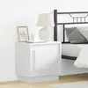 Image de Cabinet De Chevet 2 Pcs Blanc 44 X 34,5 X 45 Cm Vidaxl