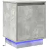 Image de Vidaxl cabinet de chevet gris béton 39 x 34,5 x 50 cm