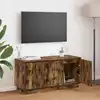 Image de Meuble Tv Chêne Fumé 100 X 38 X 49 Cm Bois D'ingénierie Vidaxl