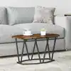 Image de Table Basse Chêne Fumé 80 X 40 X 40.5 Cm Vidaxl
