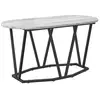 Image de Vidaxl table basse gris 80 x 40 x 40.5 cm bois d'ingénierie et métal
