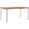 Image de Vidaxl tableàmanger marron 150 x 90 x 75 cm bois de teck massif