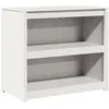 Image de Armoire de cuisine en bois de pin - vidaXL - 106x55x92 cm - Blanc - Bois de pin massif - Grand espace de stockage