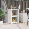 Image de Cabinet de cuisine extérieur blanc 55x55x92 cm en bois massif