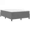 Image de Vidaxl cadre de lit plateforme gris clair 160 x 200 cm
