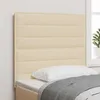 Image de vidaXL Tête de lit Crème 100 cm tissu 3337682