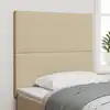 Image de Tête De Lit Gris Vert Clair 100 Cm Tissu En Velours Côtelé Vidaxl
