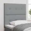 Image de Tête De Lit Réglable En Hauteur Gris Clair 80 Cm Tissu Vidaxl