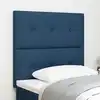 Image de Tête De Lit Réglable En Hauteur Bleu 90 Cm Tissu Vidaxl