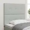 Image de Tête De Lit Gris Clair 90 Cm Velours Vidaxl