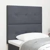 Image de vidaXL Tête de lit Gris foncé 90 cm Velours 3337803