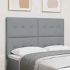 Image de vidaXL Tête de lit réglable en hauteur Gris clair 160 cm tissu 3337834