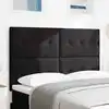 Image de Tête De Lit Noir 160 Cm Velours Vidaxl