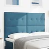 Image de vidaXL Tête de lit Bleu foncé 160 cm Velours 3337845