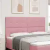 Image de Tête De Lit Rose 180 Cm Velours Vidaxl