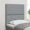 Image de Tête De Lit Gris Clair Tissu Vidaxl