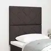 Image de Tête De Lit Marron Foncé 80 Cm Tissu Vidaxl