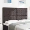 Image de Tête De Lit Marron Foncé 160 Cm Tissu Vidaxl