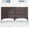 Image de Vidaxl tête de lit marron foncé 160 cm tissu