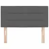Image de Vidaxl tête de lit led avec bandes led gris foncé 80 cm tissu