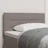 Image de Tête De Lit Led Avec Bandes Led Taupe 80 Cm Tissu Vidaxl