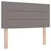 Image de Vidaxl tête de lit led avec bandes led taupe 80 cm tissu