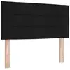 Image de Vidaxl tête de lit led avec bandes led noir 100 cm tissu