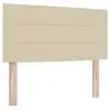 Image de Vidaxl tête de lit led avec bandes led crème 100 cm tissu