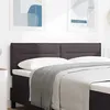 Image de vidaXL Tête de lit LED Marron foncé tissu 3337988