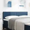 Image de Tête De Lit Led Avec Bandes Led Bleu 144 Cm Tissu Vidaxl