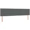 Image de Vidaxl tête de lit led avec bandes led gris foncé 200 cm tissu