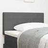 Image de vidaXL Tête de lit LED Gris clair 80 cm Tissu en velours côtelé 3338013