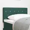 Image de Tête De Lit Led Avec Bandes Led Vert Foncé 80 Cm Velours Vidaxl